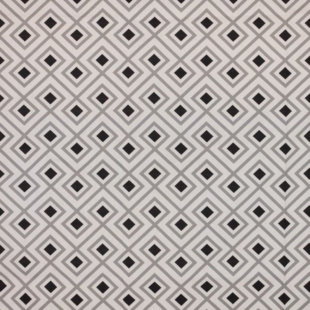 Optic Diamond â Graphite - RM Coco Fabric