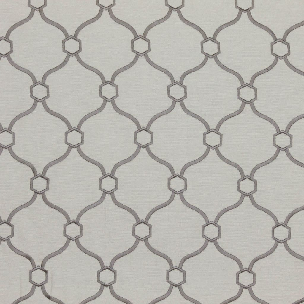 Picardie Trellis – Grey - RM Coco Fabric
