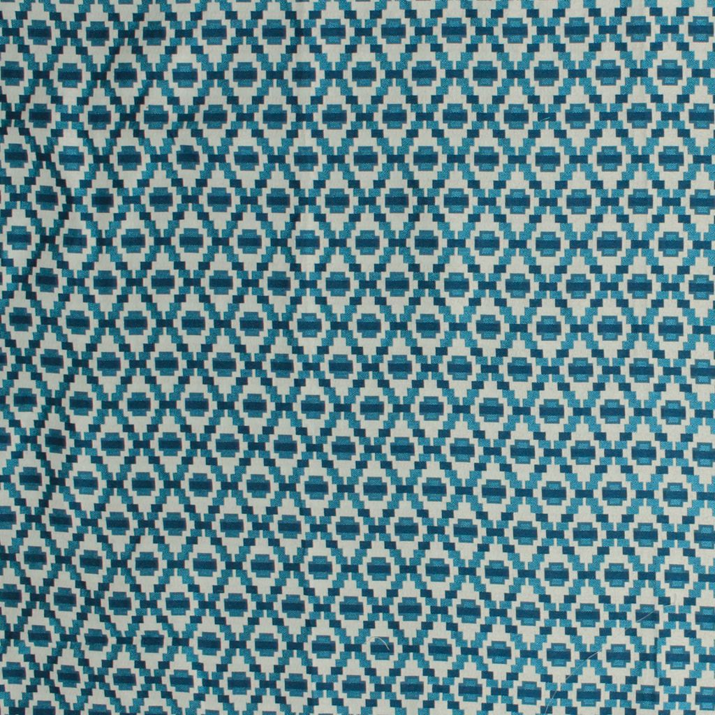 Step Up Trellis – Aquamarine - RM Coco Fabric