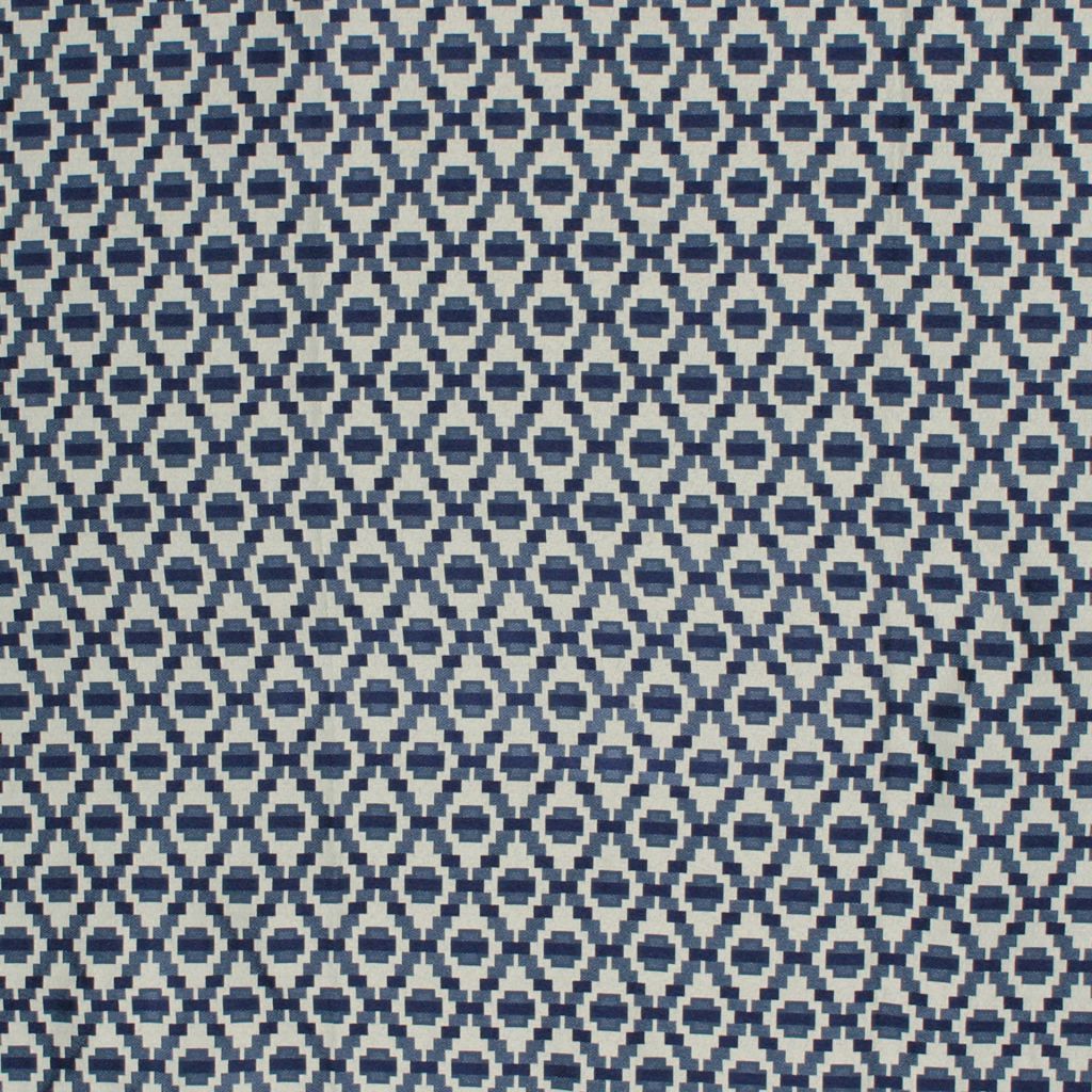 Step Up Trellis – Indigo - RM Coco Fabric