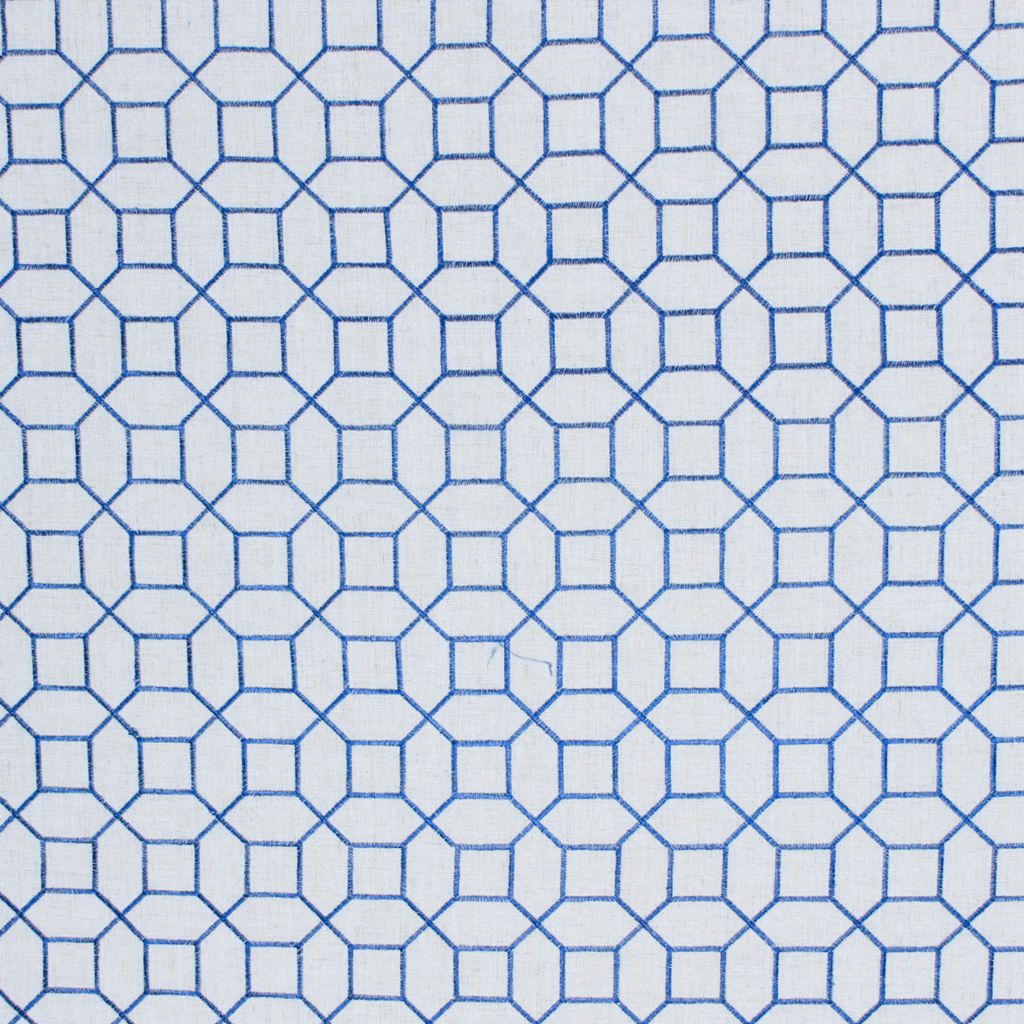 Sedgewick Trellis – Indigo - RM Coco Fabric