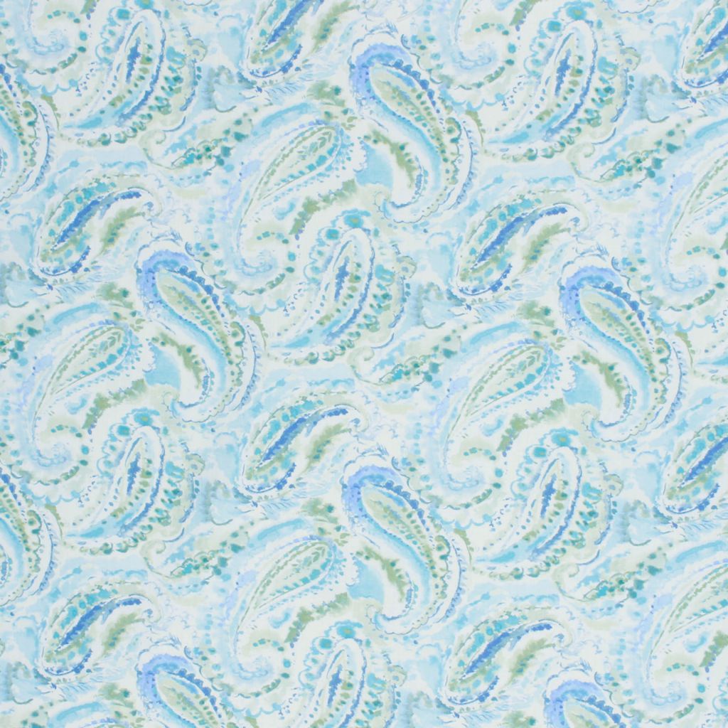 Pippa Paisley – Iceberg - RM Coco Fabric