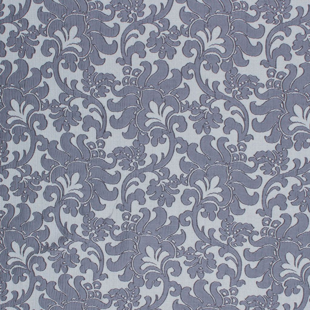 Wentworth Damask – Gray RM Coco Fabric - RM Coco Fabric
