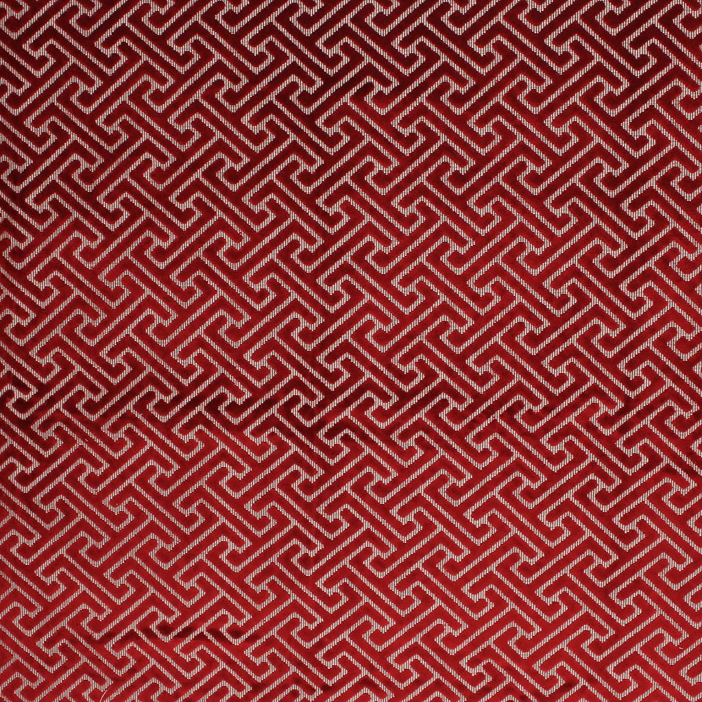 Royal Fret â Ruby - RM Coco Fabric