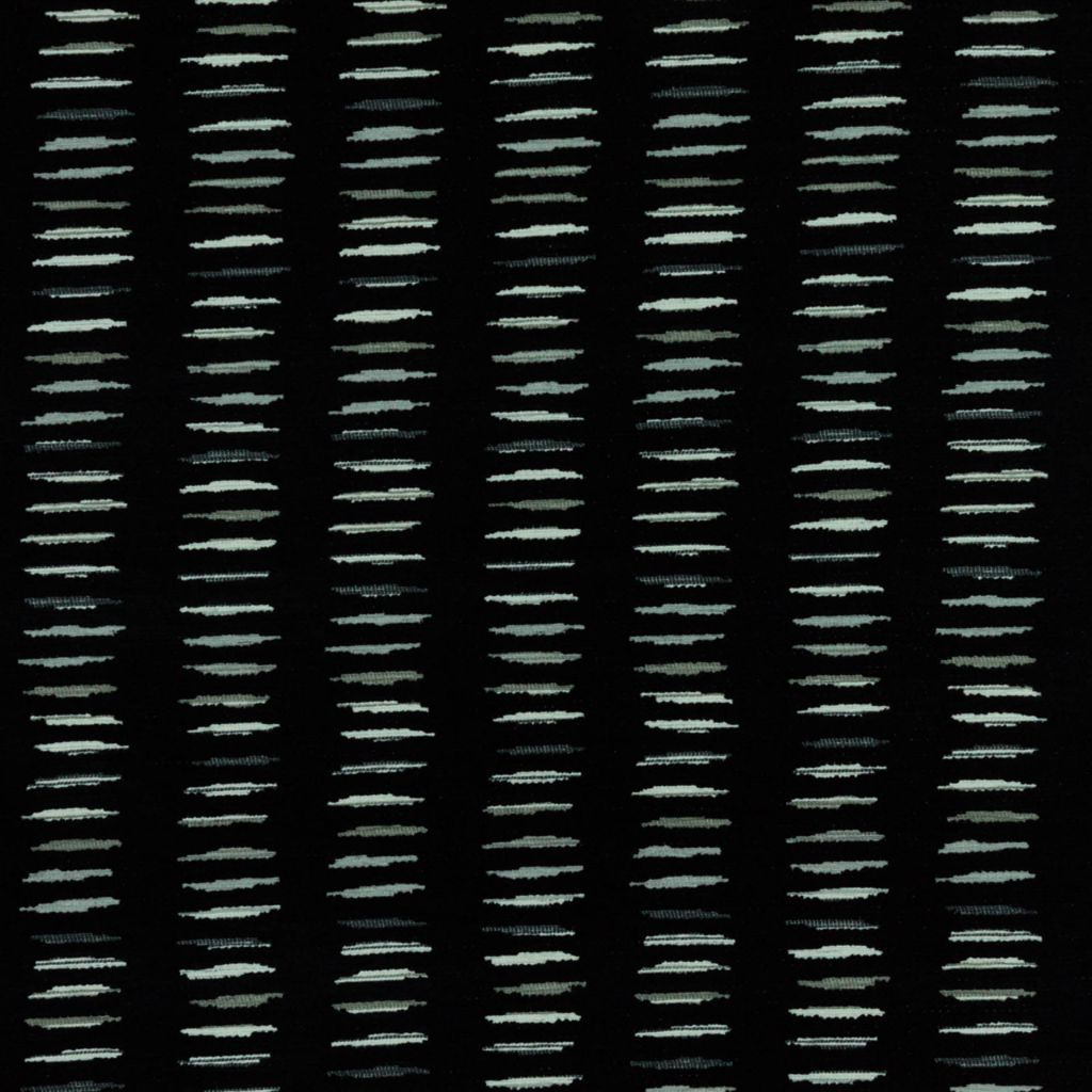 Argyle Stripe – Noir - RM Coco Fabric