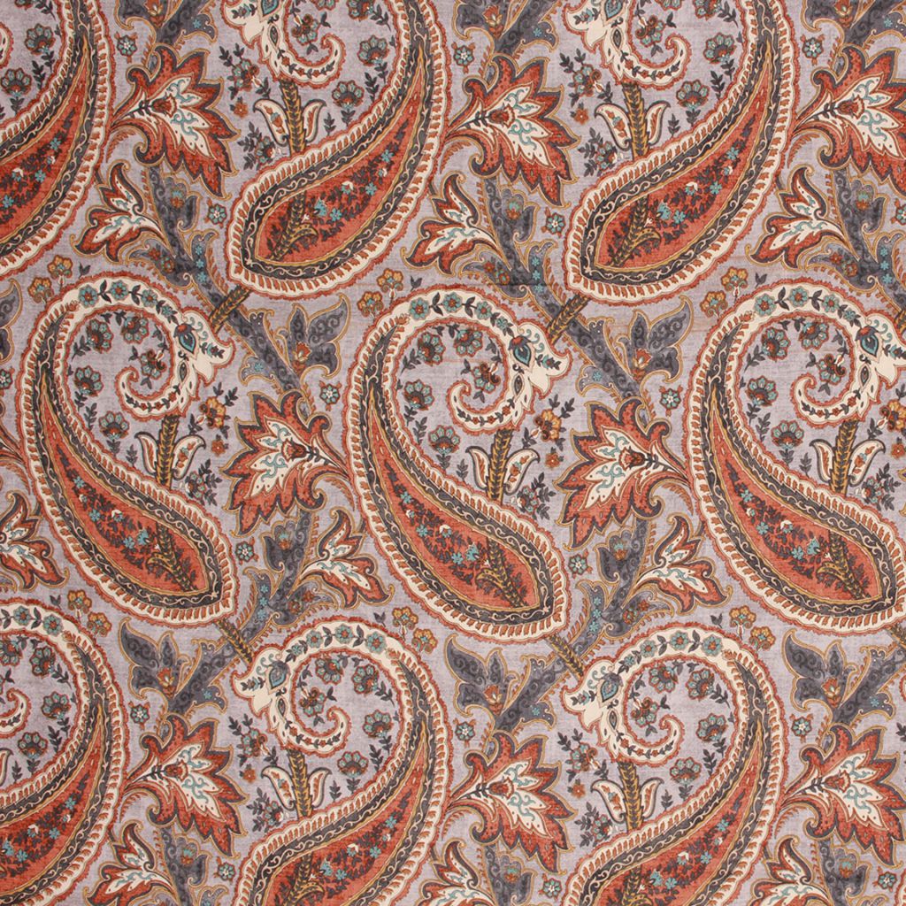CARAVELA PAISLEY – PERSIMMON - RM Coco Fabric