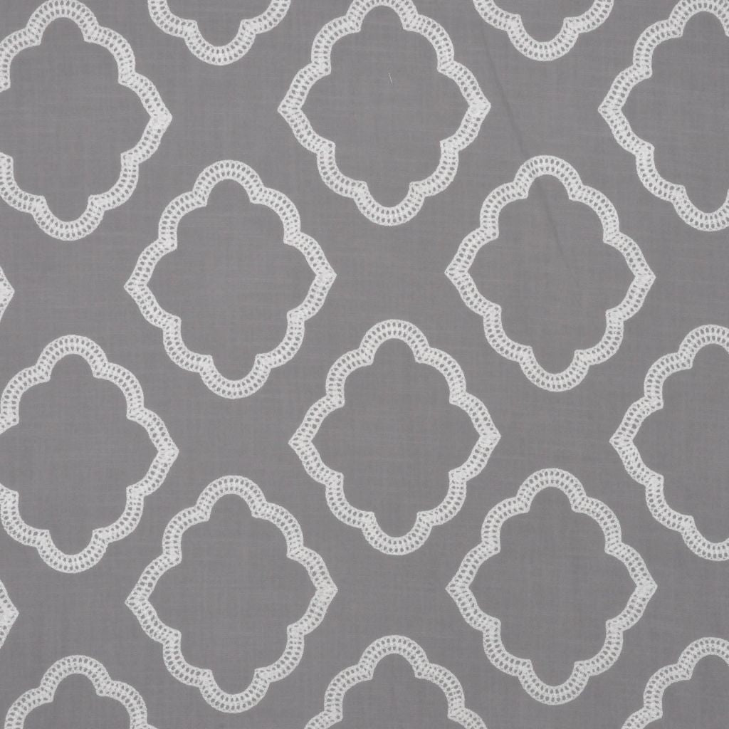 McKinley – Grey/White - RM Coco Fabric