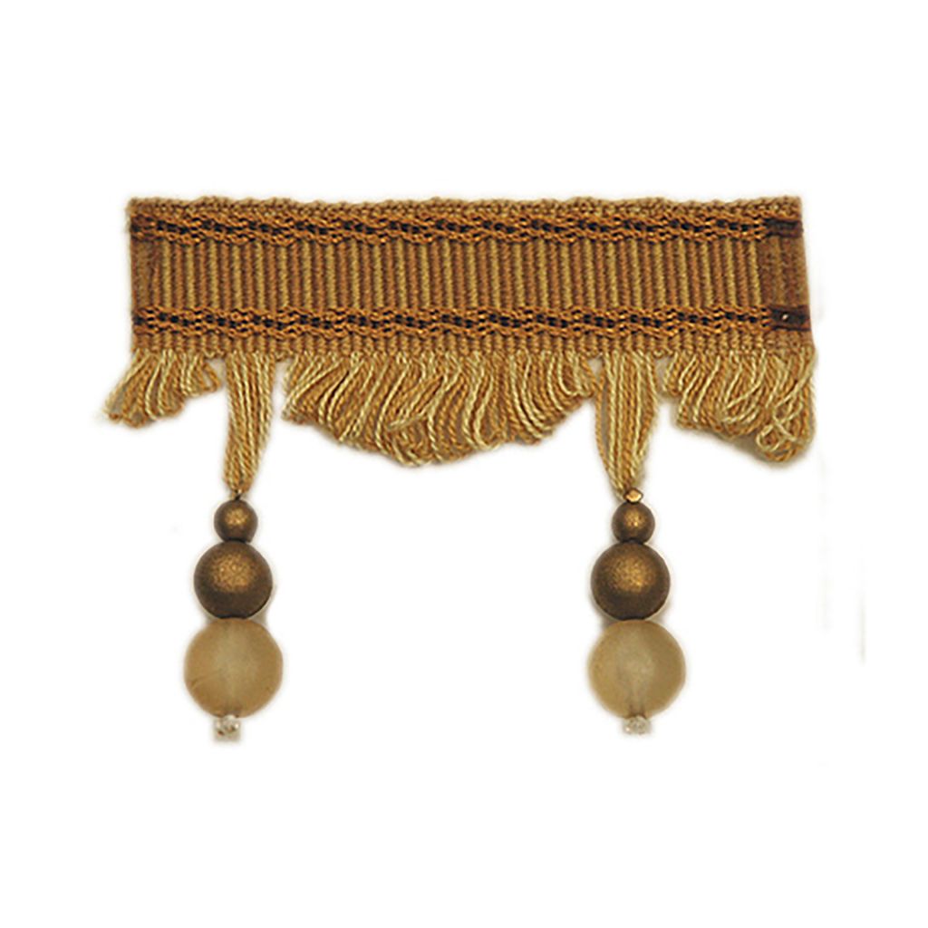 92072 BEADED TASSEL FRINGE â CITY GOLD
