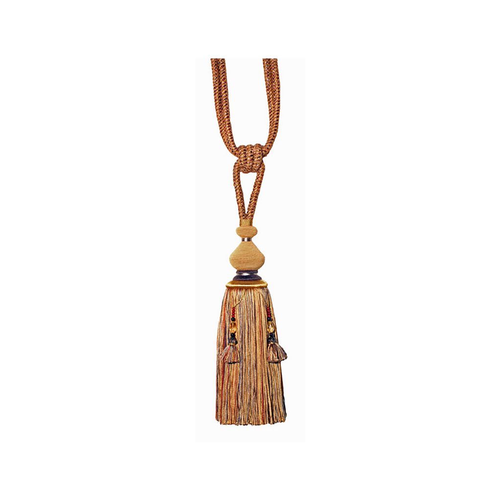 T1113 BEAD TIEBACK â GOLDEN MIST BEAD TIEBACK