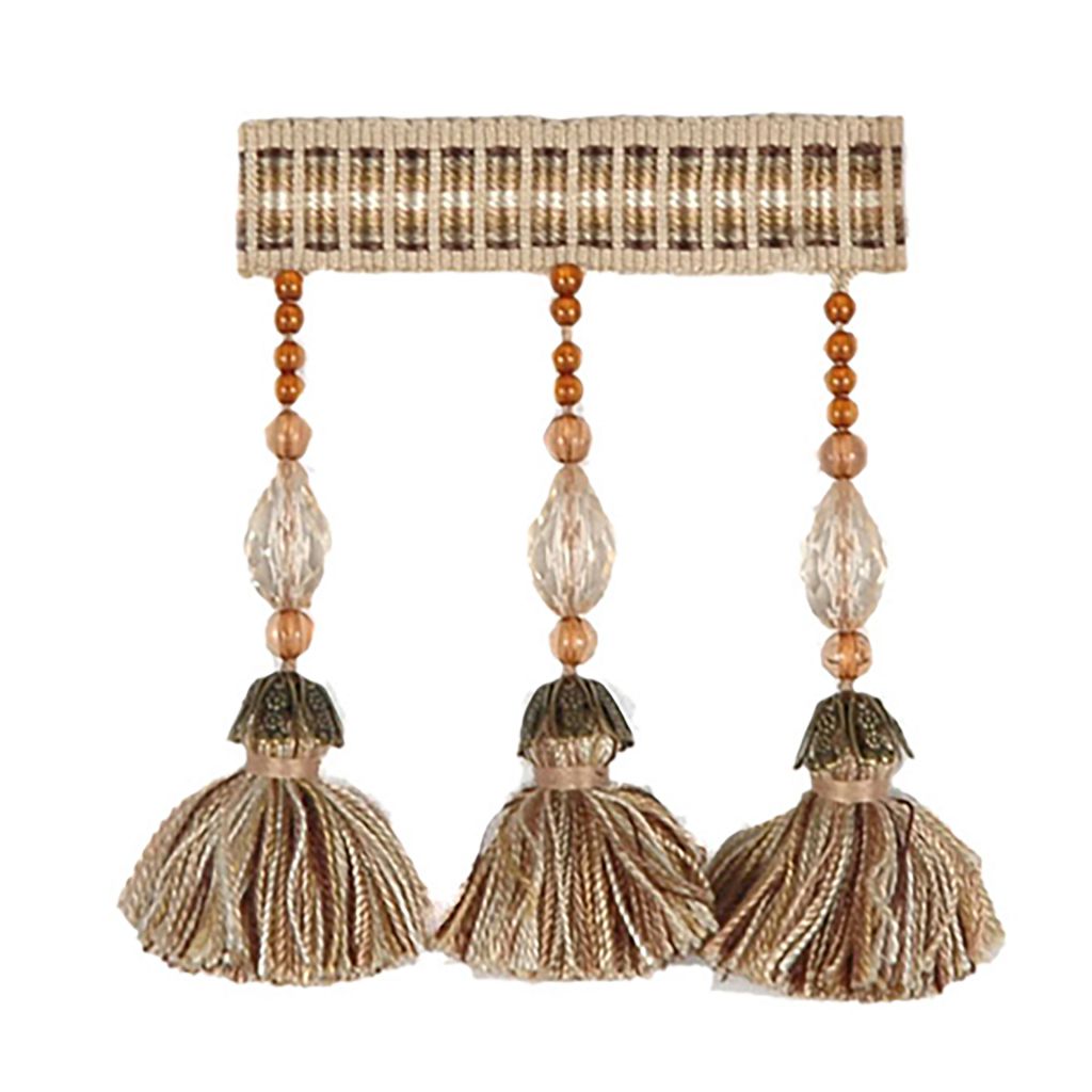 T1115 BEAD TASSEL F â QUARRY STONE BEAD TSL FRI