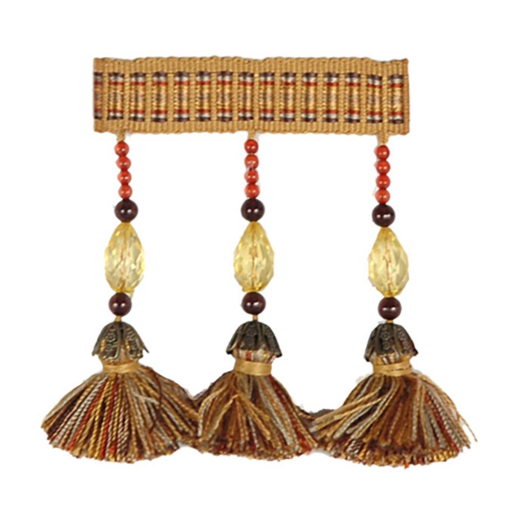 T1115 BEAD TASSEL F â GOLDEN MIST BEAD TASSEL F