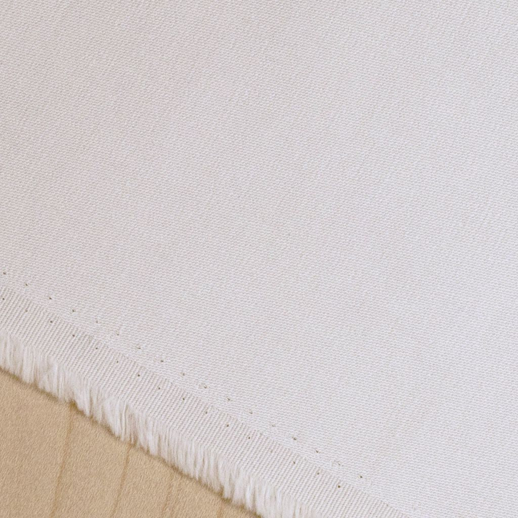 Organic Cotton Sateen – White RM Coco Fabric - RM Coco Fabric