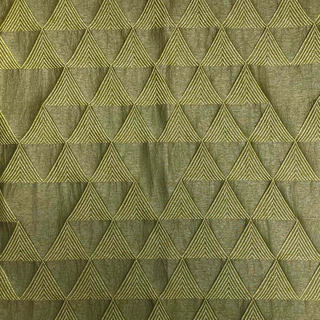Pyramids â Silver Sage - RM Coco Fabric