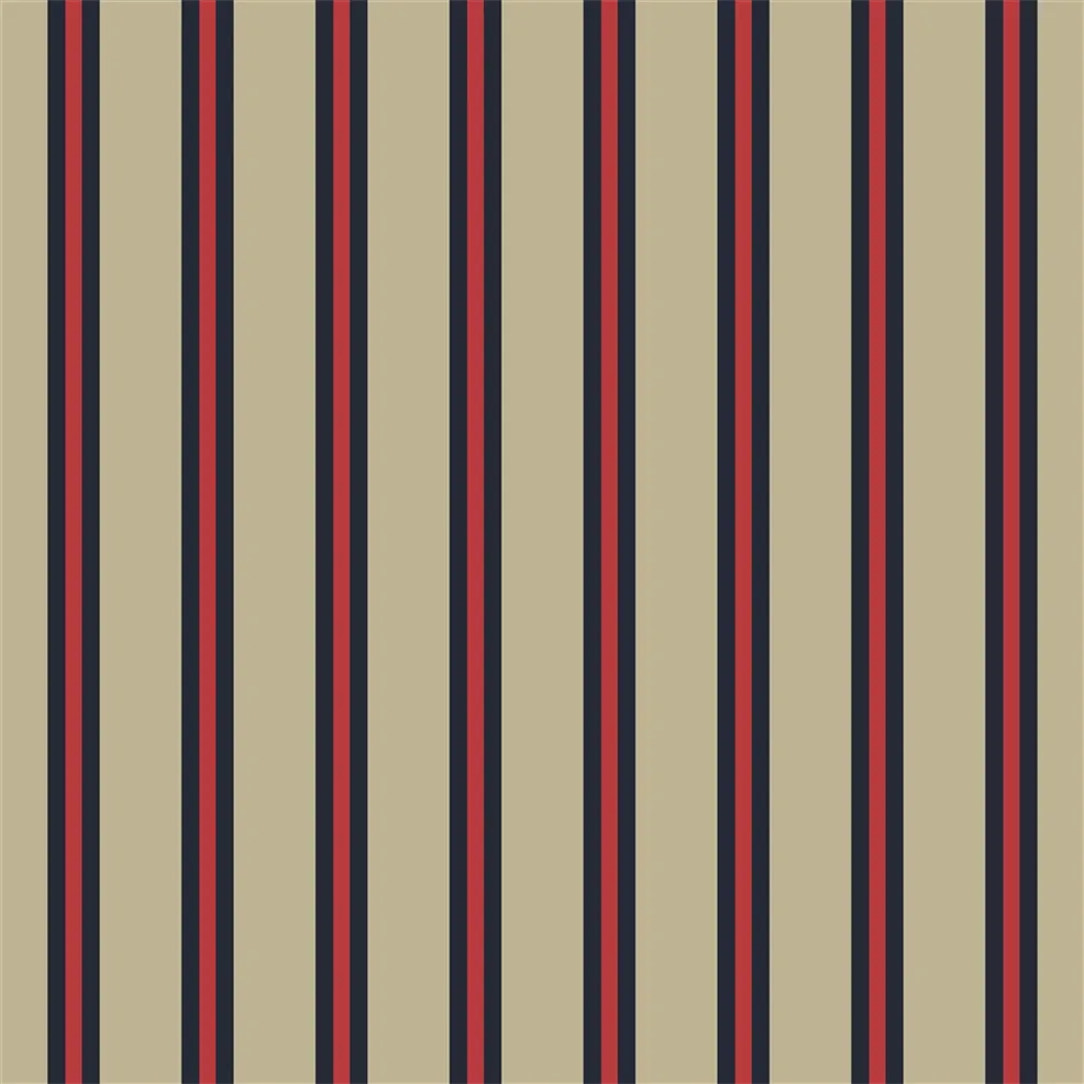 FRL5275-03  Cricket Stripe Red Outdoor by Ralph Lauren - The WorkRm