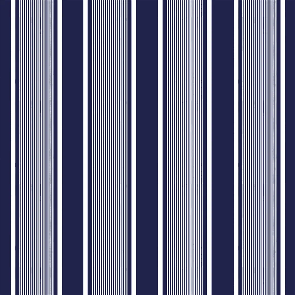 FRL5270-02  Super Yacht Stripe Blue Outdoor by Ralph Lauren - The WorkRm