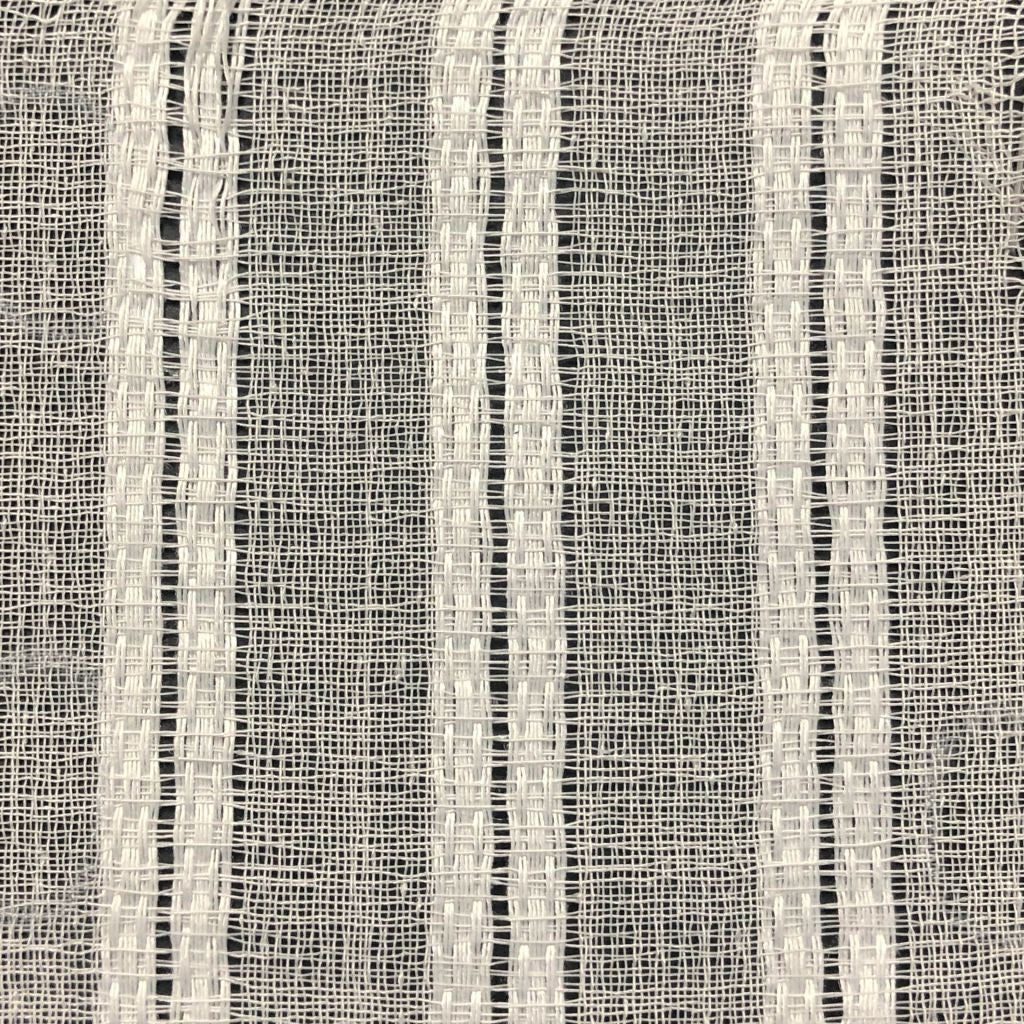 Between The Lines Wide-Width Sheer â Chalk - RM Coco Fabric