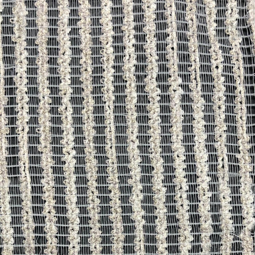 Gauze Stripe Wide-Width Sheer â Candlelight - RM Coco Fabric