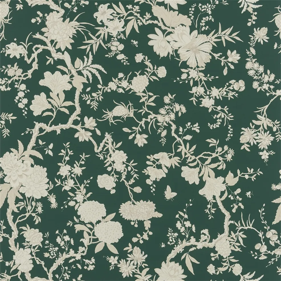 FRL5266-01  Tea House Floral Green Outdoor by Ralph Lauren - The WorkRm