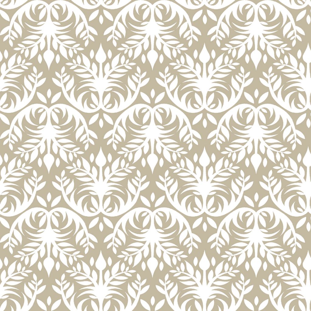 Double Dutch Damask Reversal – Linen