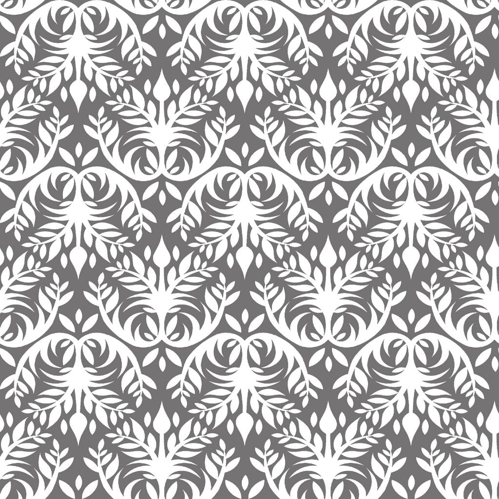Double Dutch Damask Reversal – Pewter