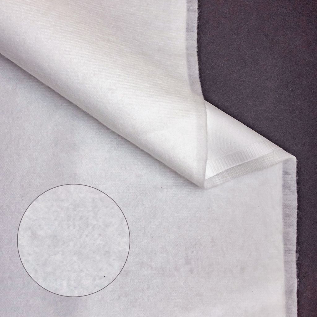 RM Designer Interlined Sateen – White RM Coco Fabric - RM Coco Fabric