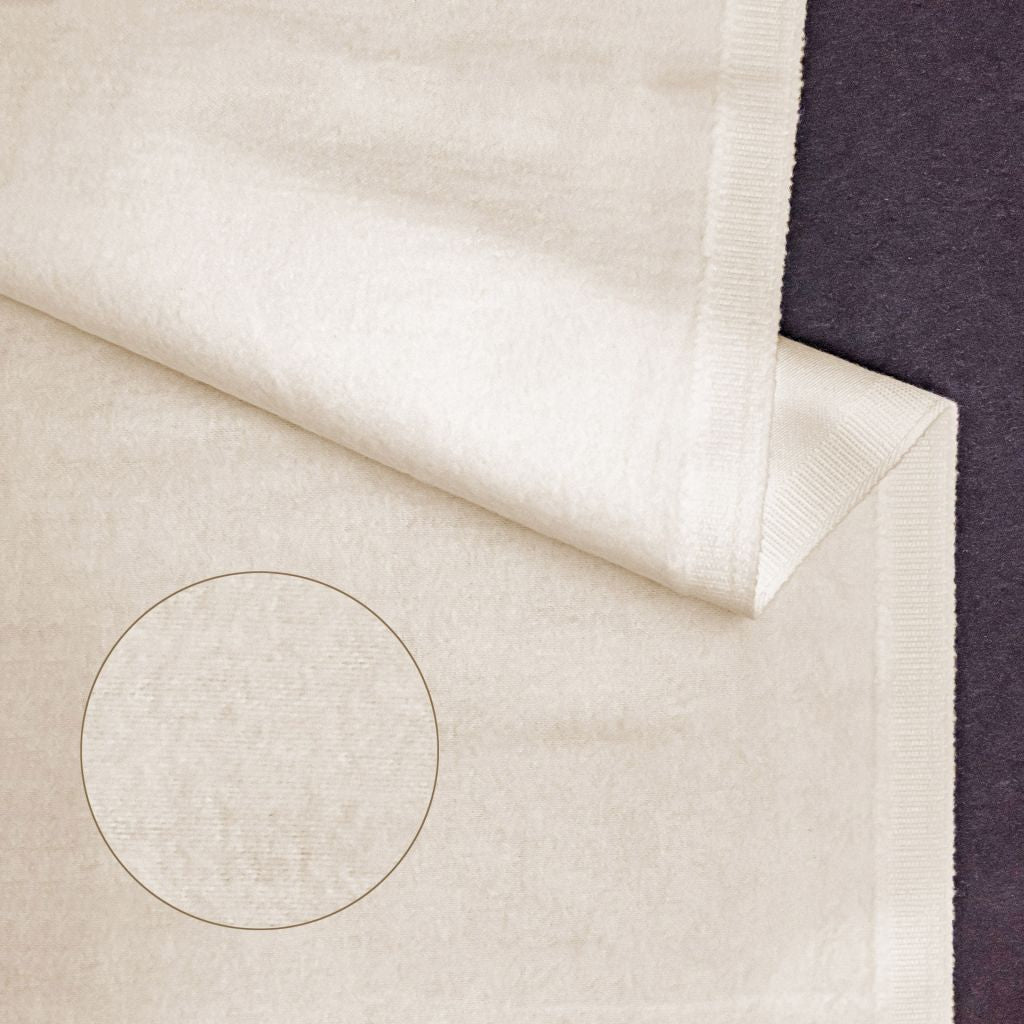 RM Designer Napped Sateen 108" – Pale Ivory RM Coco Fabric - RM Coco Fabric