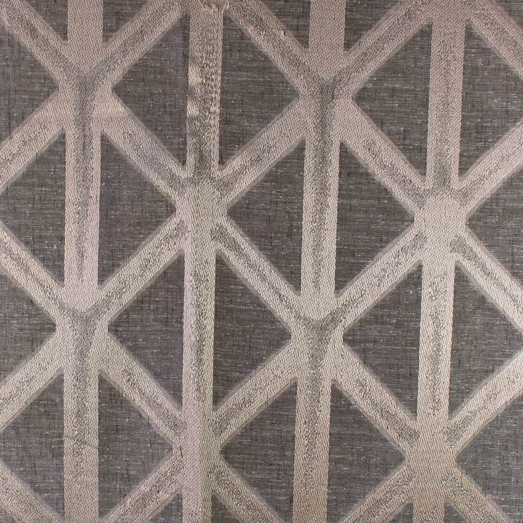 Diamond Trellis – Pewter RM Coco Fabric - RM Coco Fabric