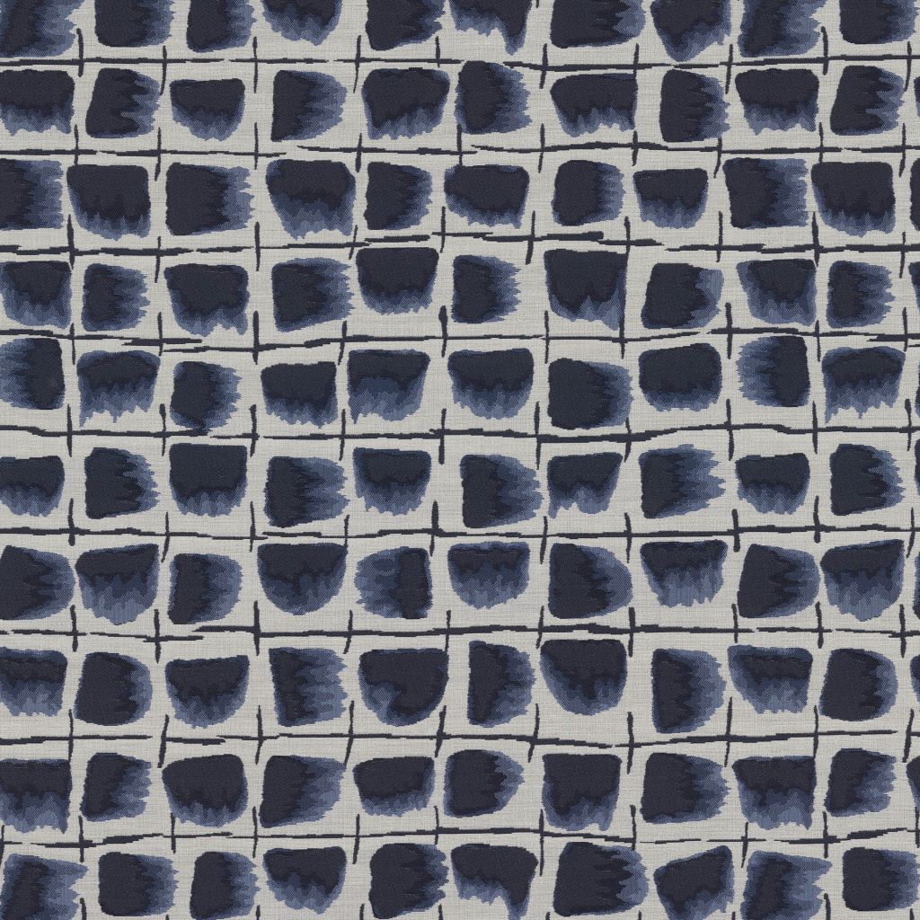 Painterly Check â Mood Indigo