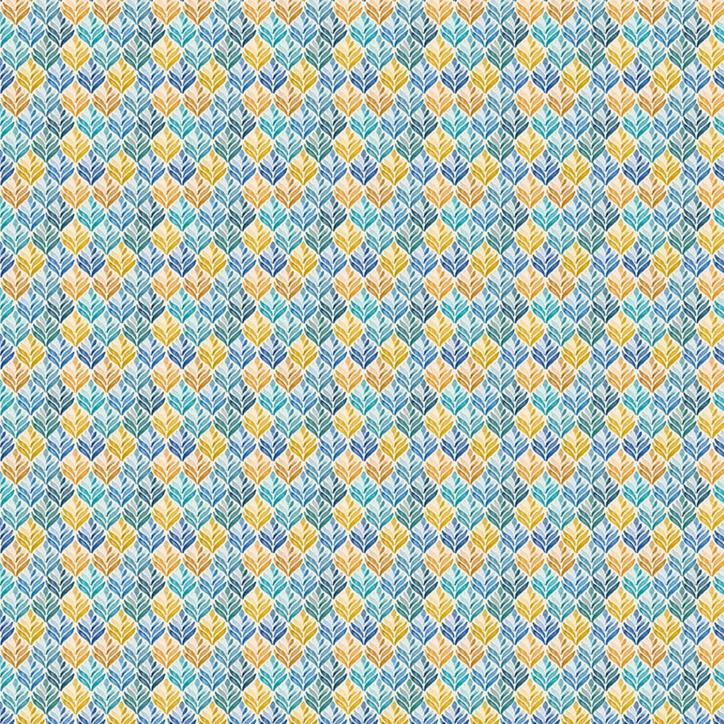 Caribe Frond â Oceanic - RM Coco Fabric