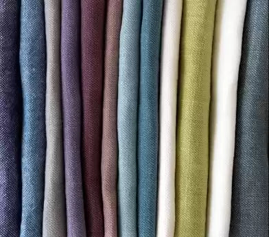 Brehon Linens Crommelin Lavender - Osborne & Little - F6521-09 Fabric