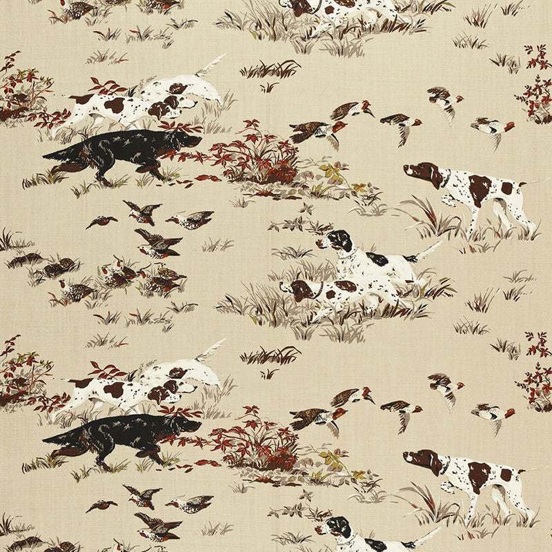 Pointers - Tan - Schumacher 175160 Fabric - Schumacher Fabric