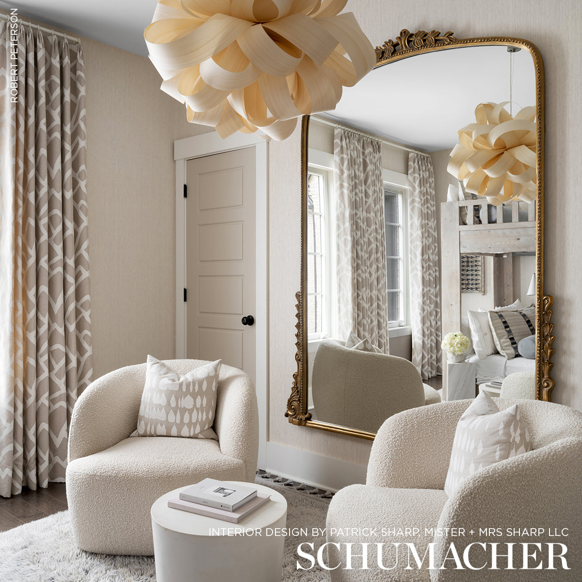 QUEEN-OF-SPAIN-NATURAL-SCHUMACHER-175205 - Schumacher Fabric