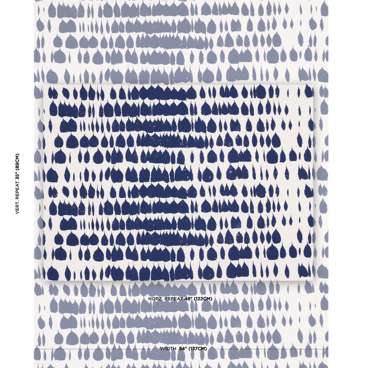QUEEN-OF-SPAIN-NAVY-SCHUMACHER-175208 - Schumacher Fabric