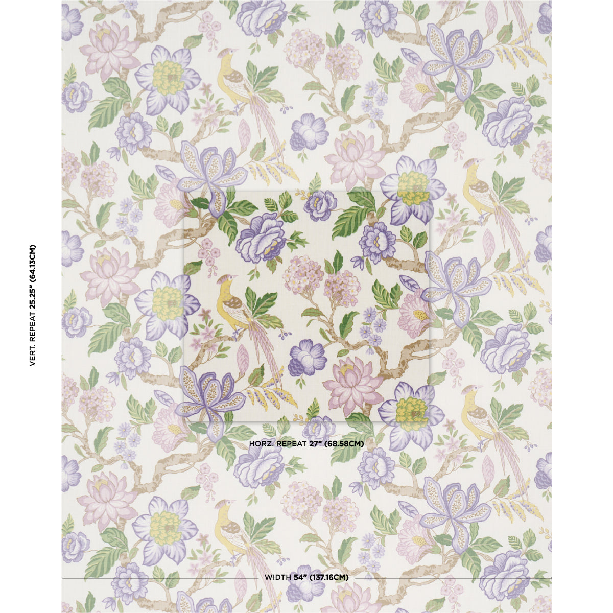 HUNTINGTON-GARDENS-LAVENDER-SCHUMACHER-175563 - Schumacher Tela