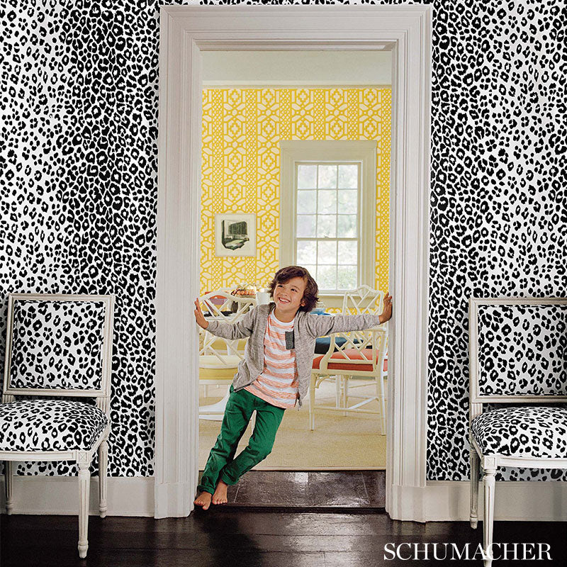 ICONIC-LEOPARD-INK-SCHUMACHER-175720 - Schumacher Fabric