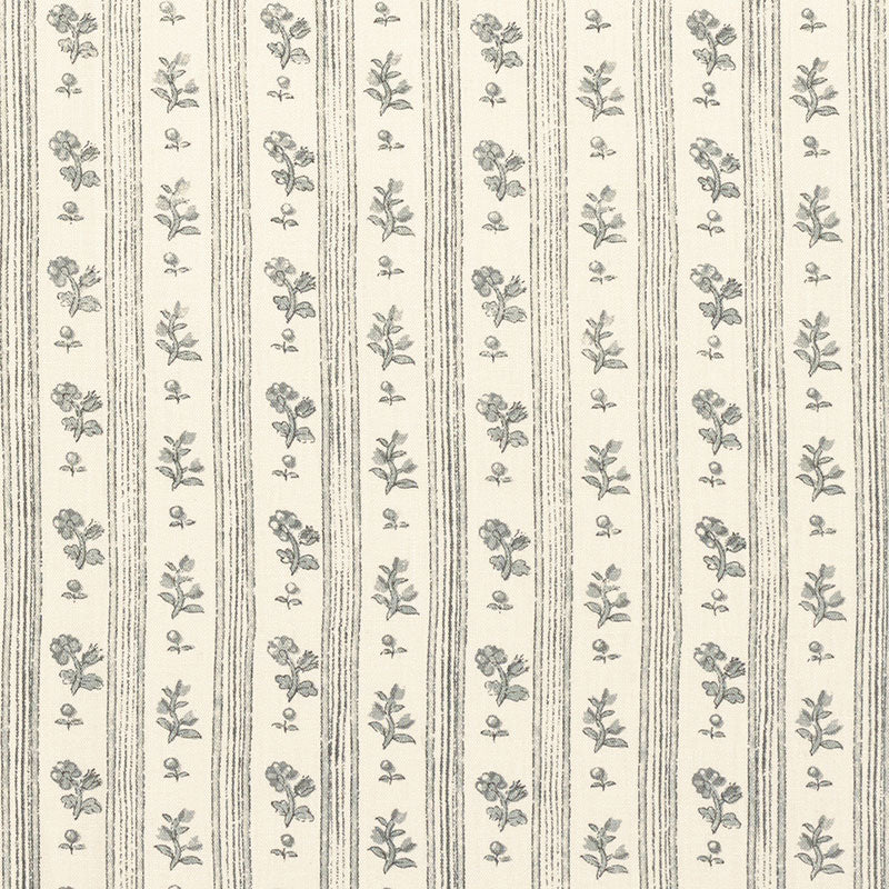 CABANON-STRIPE-GRIS-SCHUMACHER-175961 - Schumacher Fabric