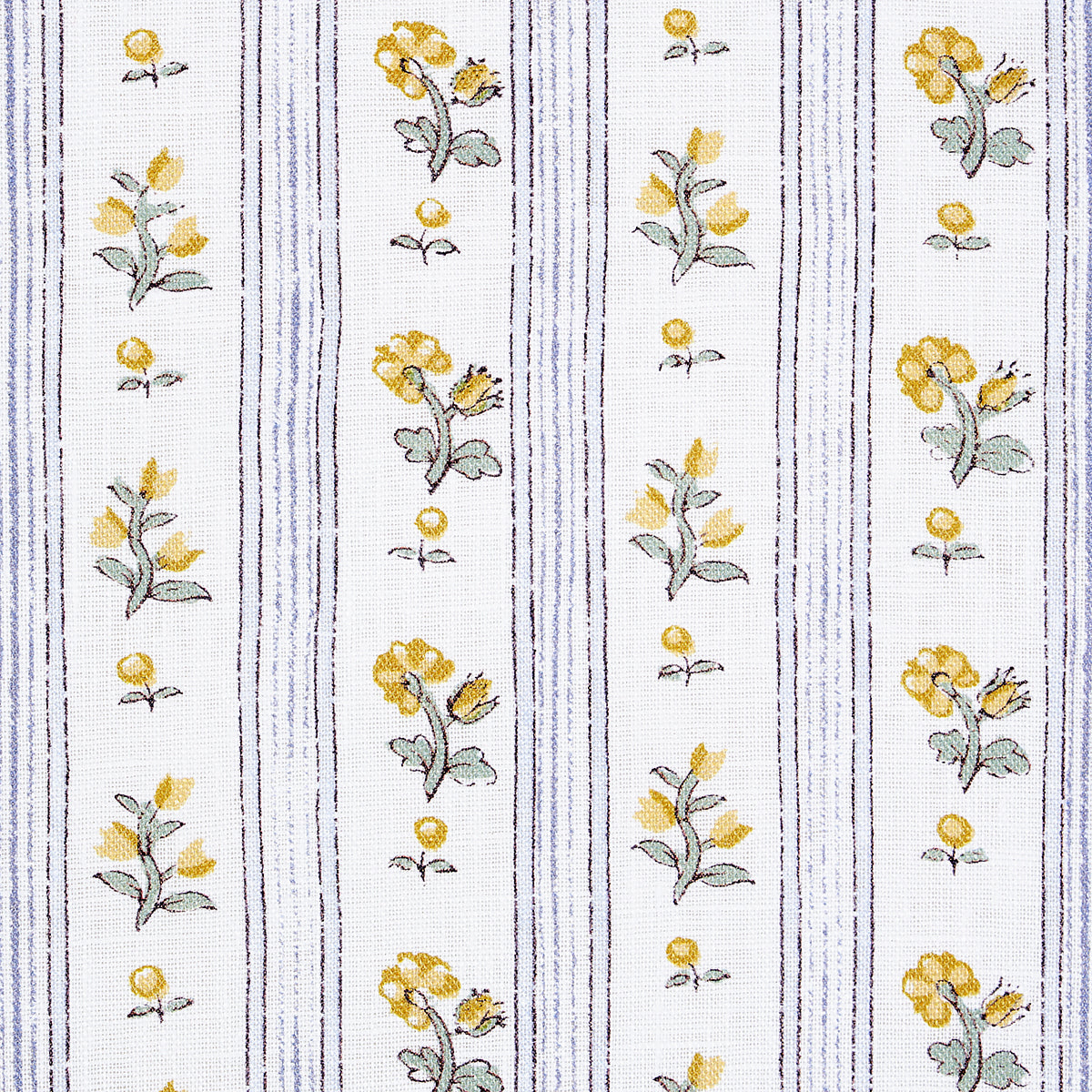 Cabanon Stripe - Jaune - Schumacher 175966 Fabric - Schumacher Fabric