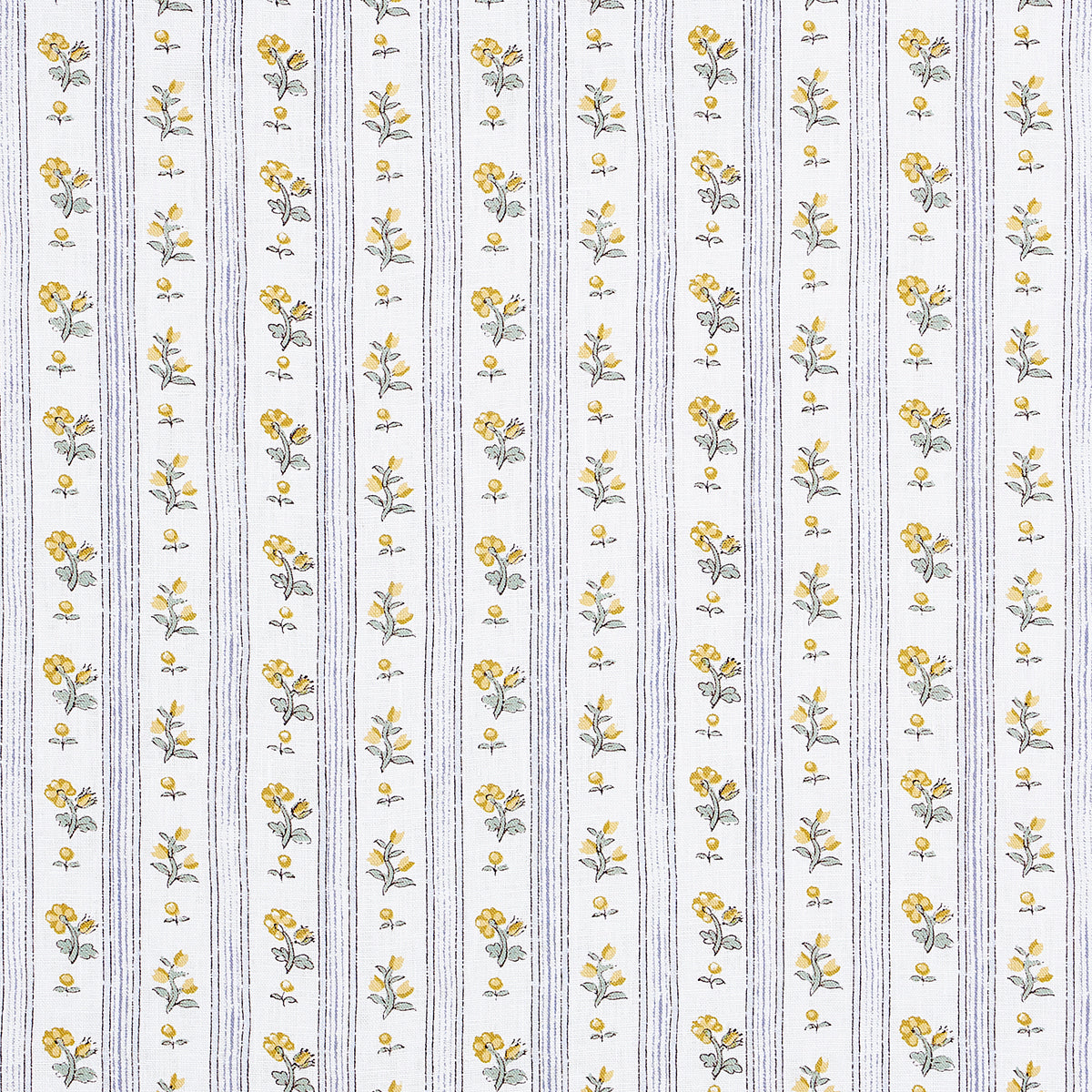 CABANON-STRIPE-JAUNE-SCHUMACHER-175966 - Schumacher Fabric