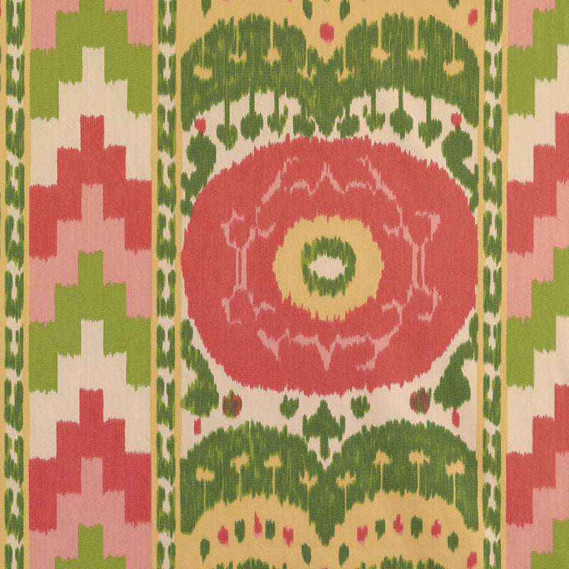 SAMARKAND-IKAT-II-WATERMELON-SCHUMACHER-176063 - Schumacher Fabric