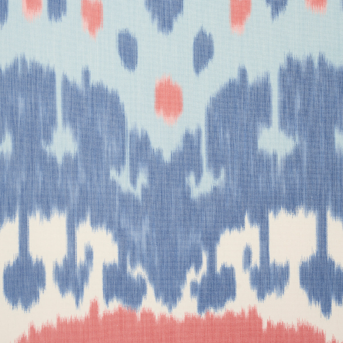 SAMARKAND-IKAT-II-CHAMBRAY-CORAL-SCHUMACHER-176065 - Schumacher Tela