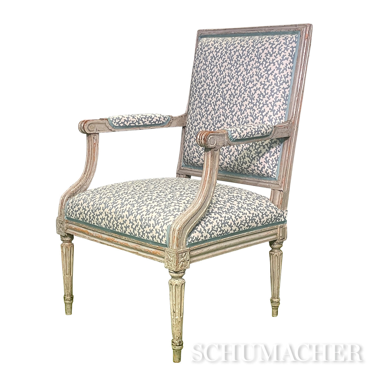 FOLLY-ORPINGTON-BLUE-SCHUMACHER-176124 - Schumacher Tela