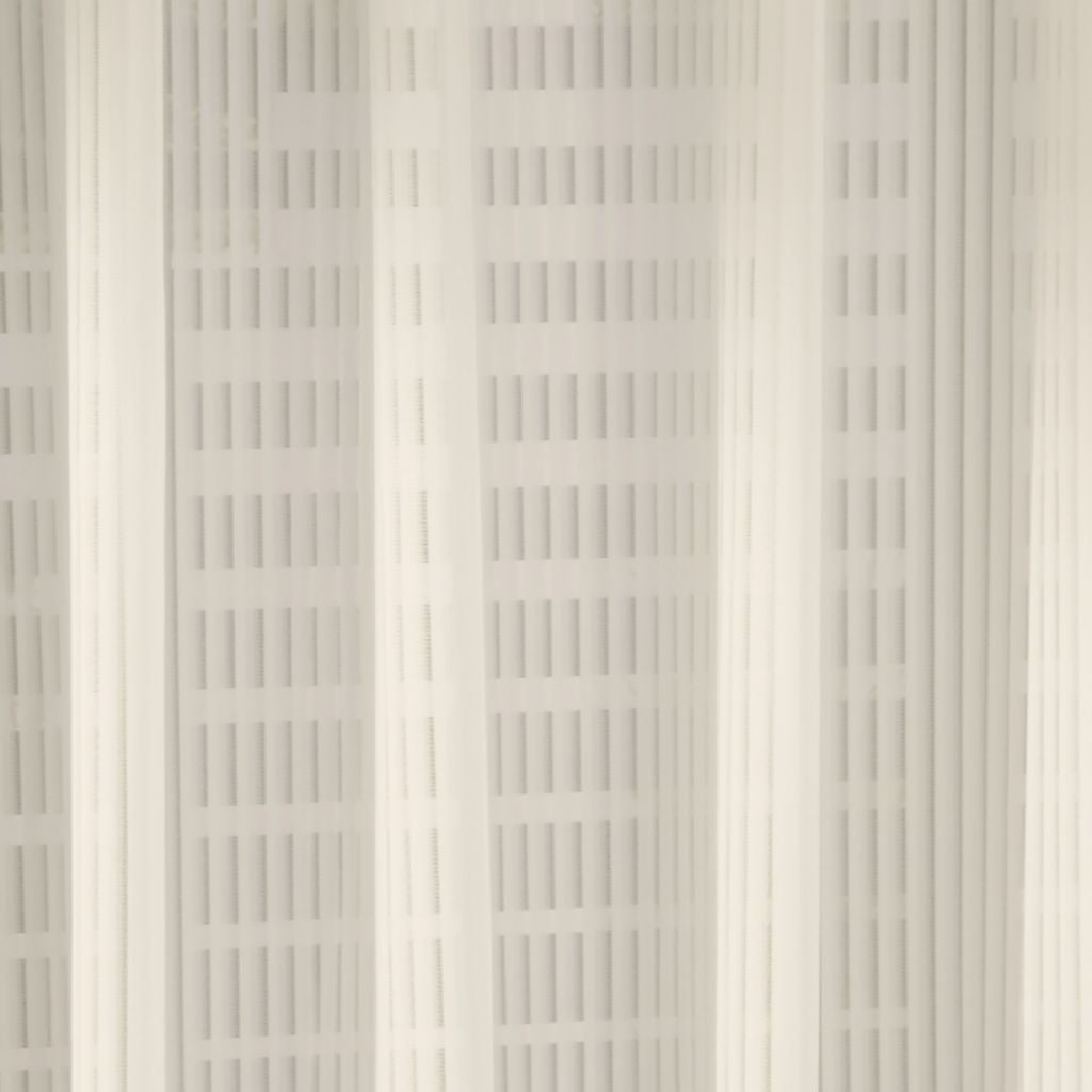 Belcrest Wide-Width FR Sheer â Winter White - RM Coco Fabric