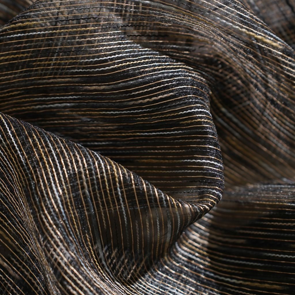 Neuhoff Wide-Width FR Sheer â Midnight - RM Coco Fabric