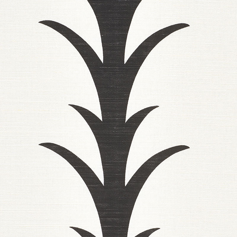 ACANTHUS-STRIPE-CARBON-SCHUMACHER-177632 - Schumacher Fabric
