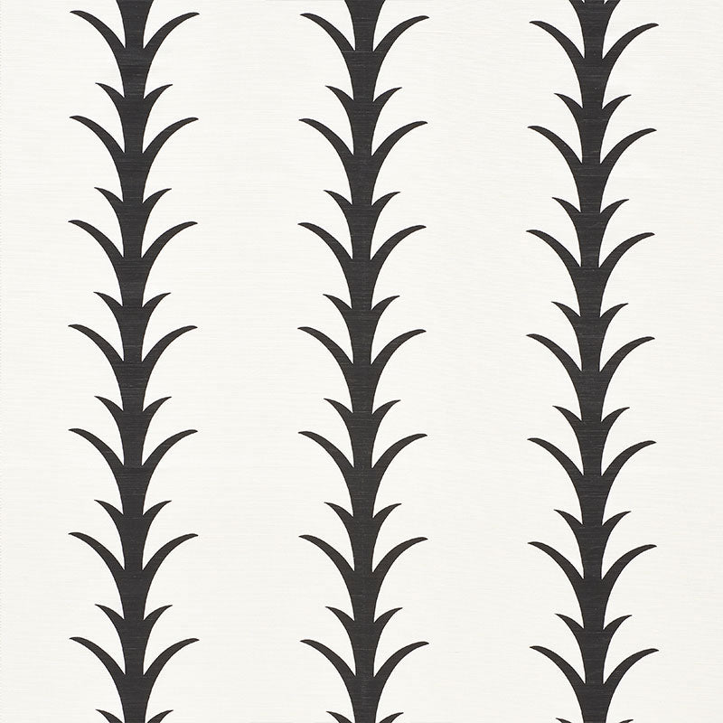 ACANTHUS-STRIPE-CARBON-SCHUMACHER-177632 - Schumacher Fabric