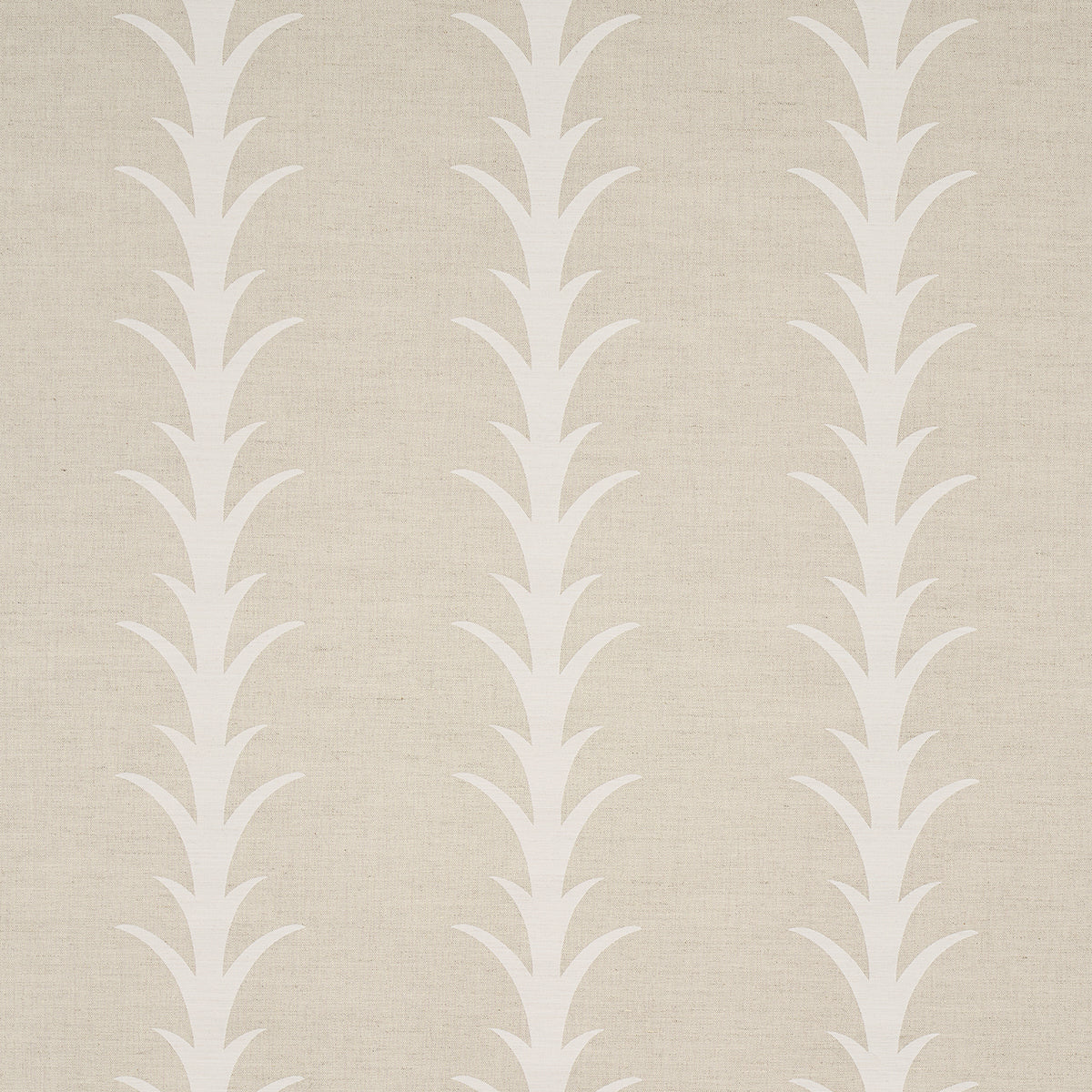 Acanthus Stripe - Natural - Schumacher 177636 Fabric - Schumacher Fabric