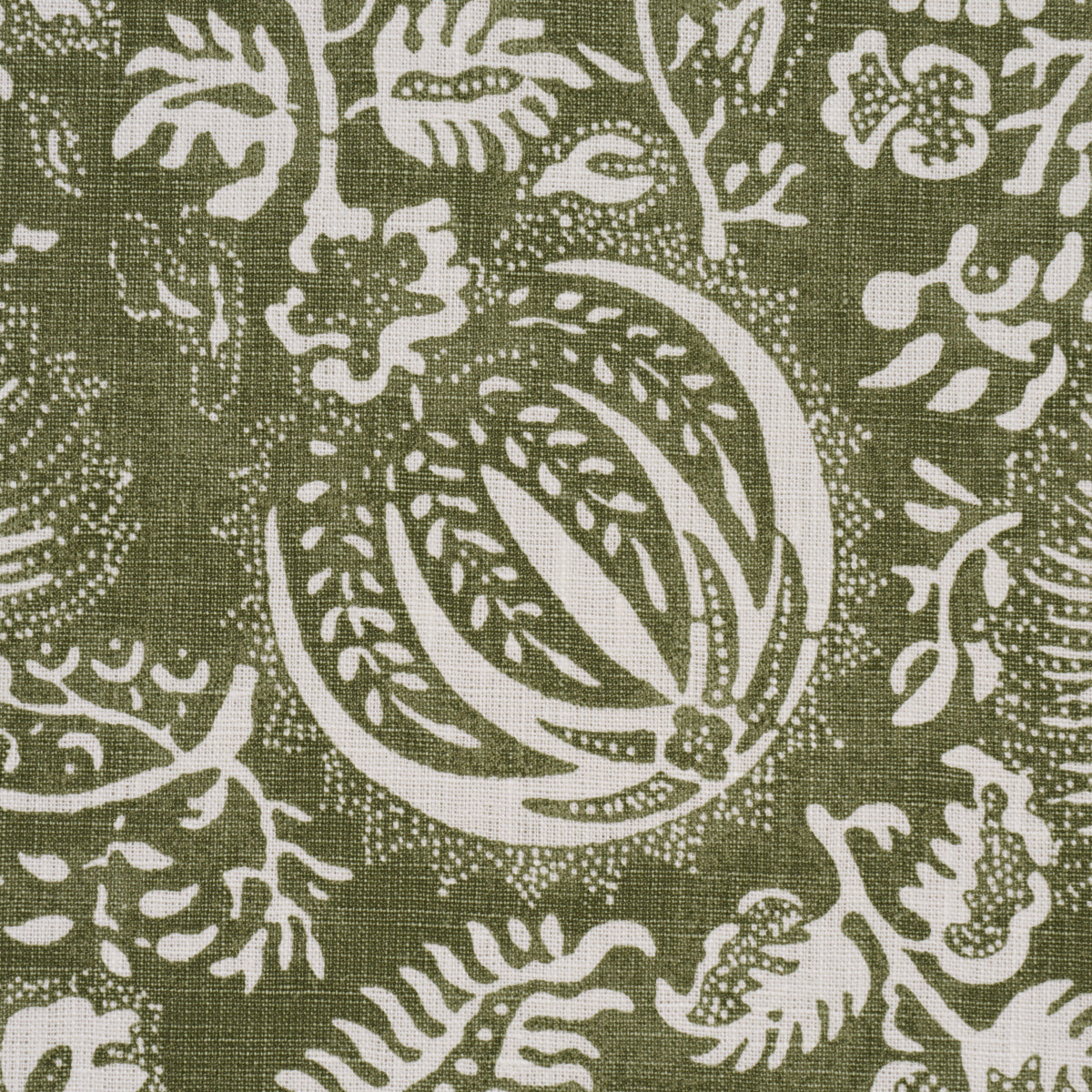 POMEGRANATE-PRINT-OLIVE-SCHUMACHER-177695 - Schumacher Tela