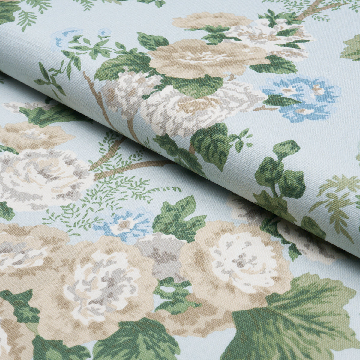 Wycombe Park - Sky - Schumacher 178113 Fabric - Schumacher Fabric