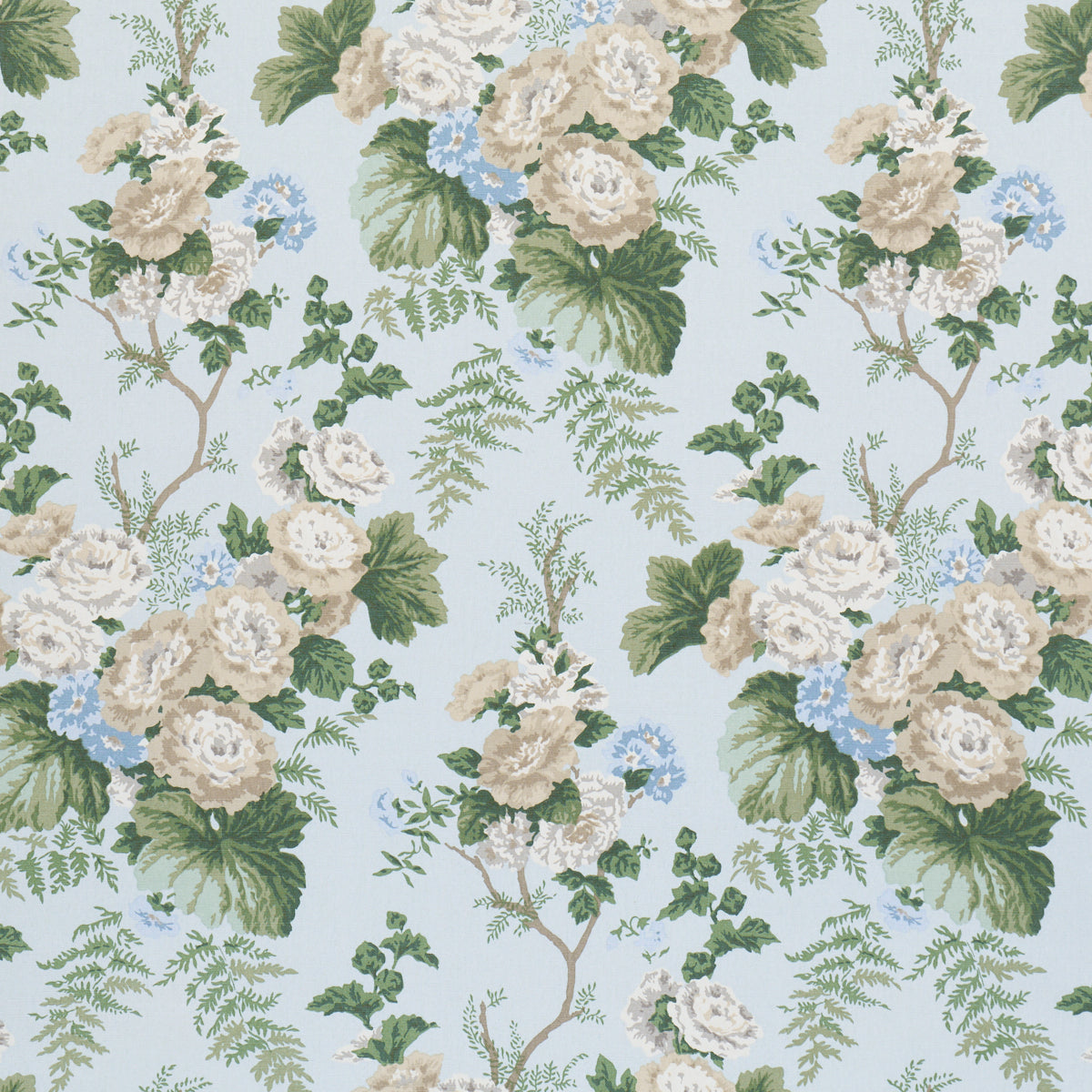 Wycombe Park - Sky - Schumacher 178113 Fabric - Schumacher Fabric