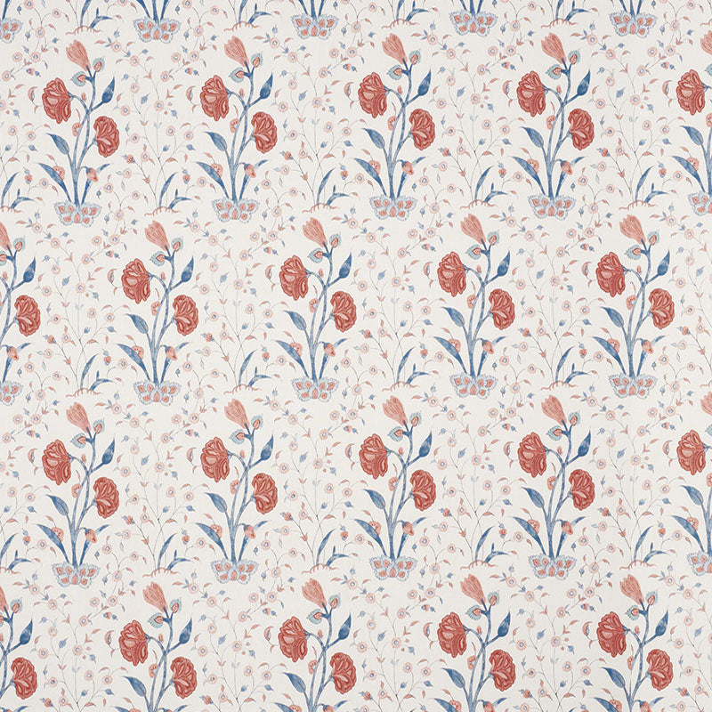 KHILANA-FLORAL-DELFT-ROSE-SCHUMACHER-178330 - Schumacher Tela